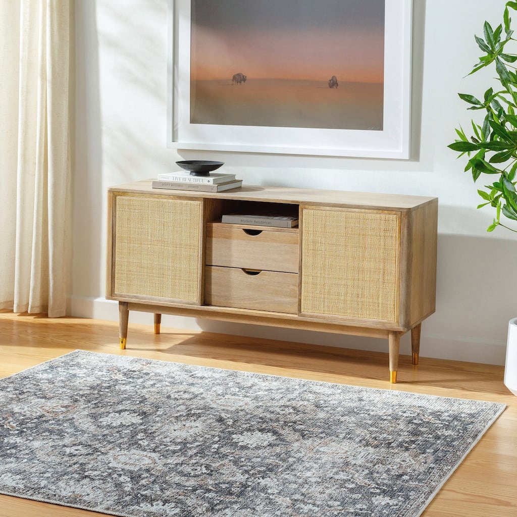 Livabliss x Vivir Lorelai Vintage Washable Area Rug