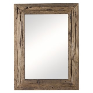 Uttermost Rennick Rustic Wood Mirror - 36"x 48"