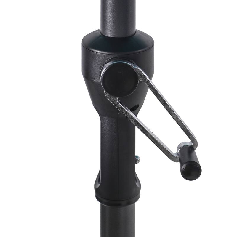 10 x 6.5 FT Rectangular Double Top Patio Market Umbrella with Tilt & Crank