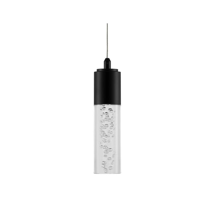 Cristal 1-Light Bubble Acrylic/Iron Modern Minimalist Integrated LED Pendant, by JONATHAN Y - 1 Light
