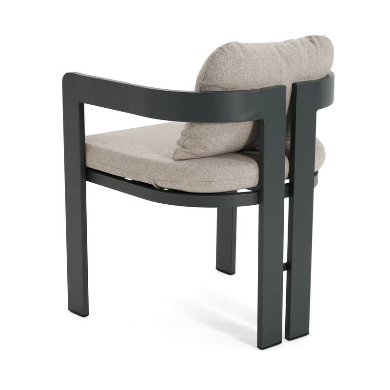 Pula Patio Outdoor Aluminum Dining Chair (Excluding the table)