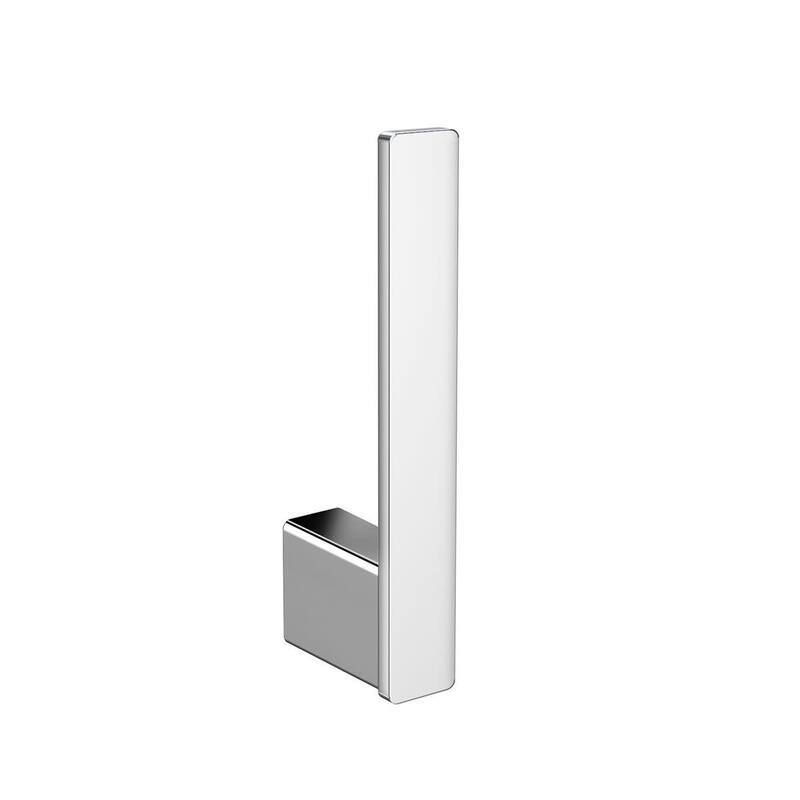 WS Bath Collections Loft 0505.01 Loft Wall Mounted Euro Toilet Paper - Polished Chrome