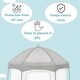 preview thumbnail 11 of 20, Dream On Me Onyx Playpen Canopy