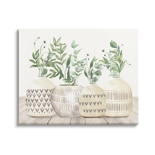 Stupell Herbs in Pottery Still Life Canvas Wall Art Design by Kim Allen ...