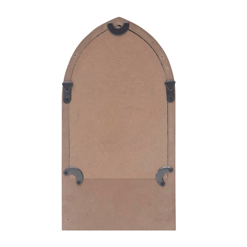 Set of 2 Farmhouse Floating Mirror Candle Sconces， Fits 3x3 Inch Candle