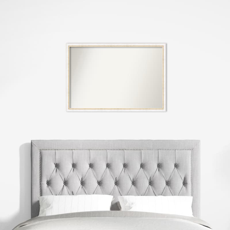 Morgan Non-Beveled Wood Framed Wall Mirror