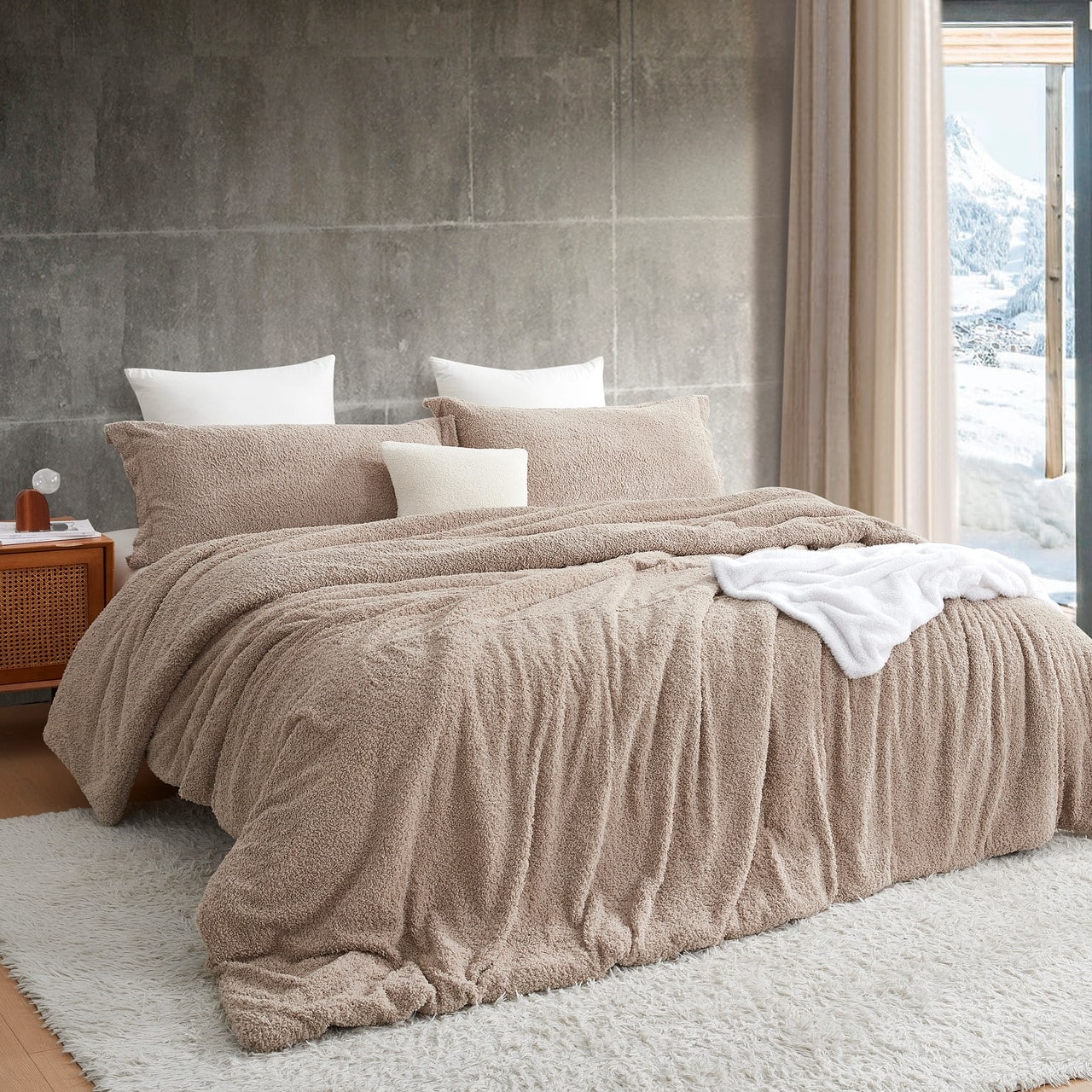 My Childhood Teddy Bear - Coma Inducer® Oversized Comforter Set - Taupe ...