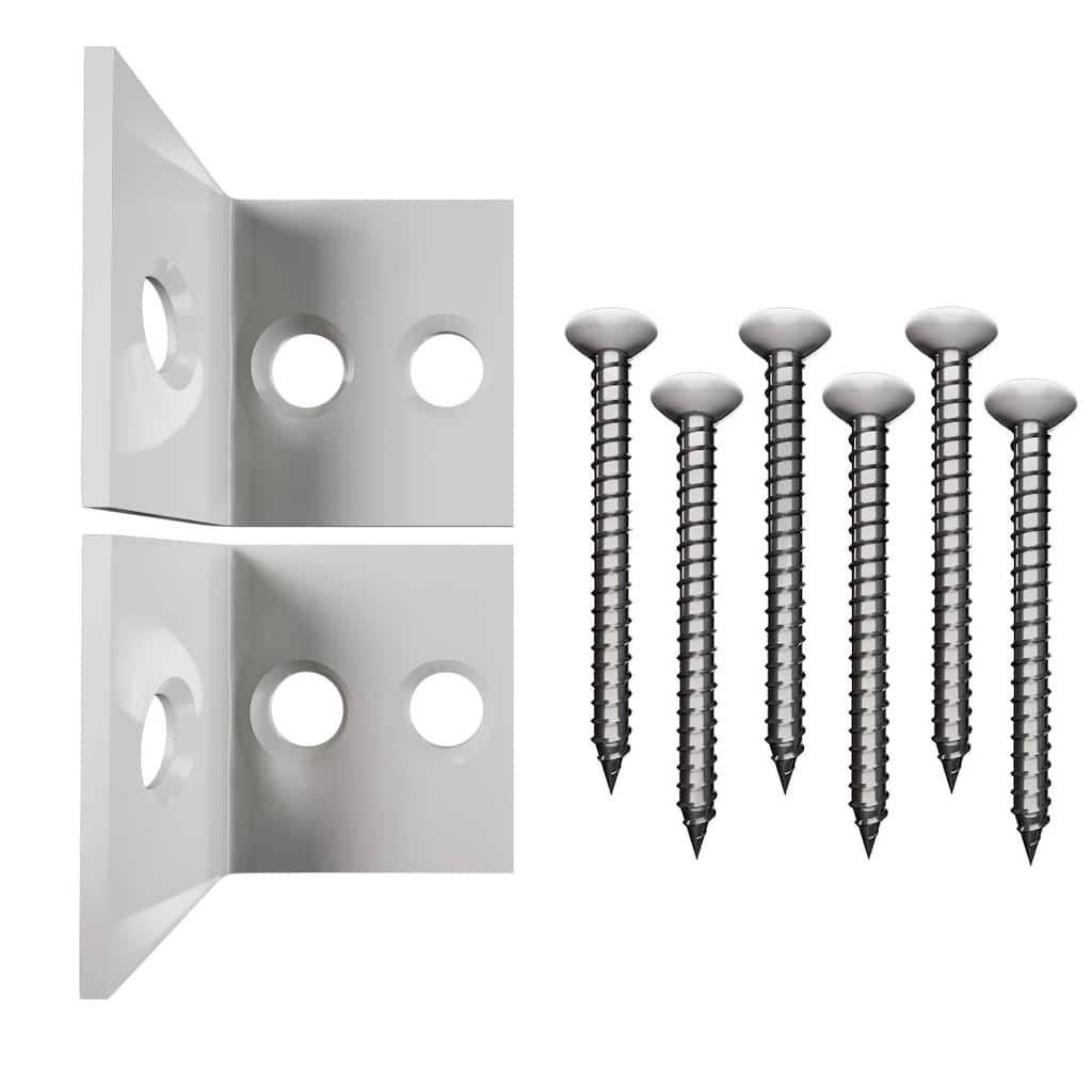 Endurathane 500 Series Rail Installation Kit (One Kit Required Per Top Or Bottom Rail)