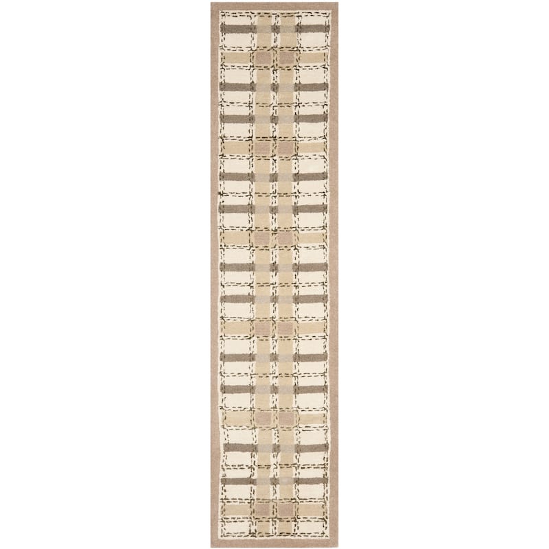 Martha Stewart by SAFAVIEH Colorweave Plaid Wool/ Viscose Rug