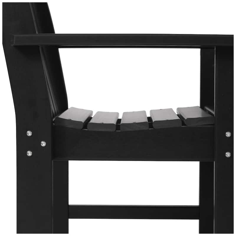 Polytrends Laguna Outdoor Dining Poly Garden Arm Chair (Set of 4)