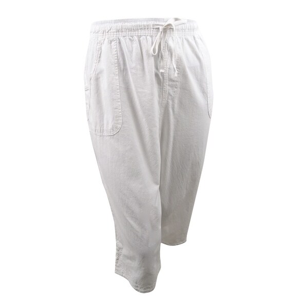 cotton drawstring pants plus size