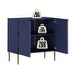 preview thumbnail 14 of 14, Clihome 2-Door Storage Buffet Sideboard with Adjustable Shelf