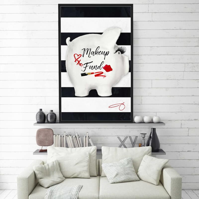 "Make Up Fund" by Jodi Print on Floating Canvas