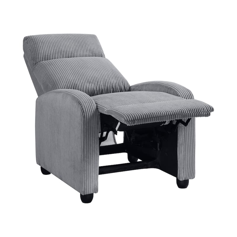 Covelo Corduroy Push Back Reclining Chair