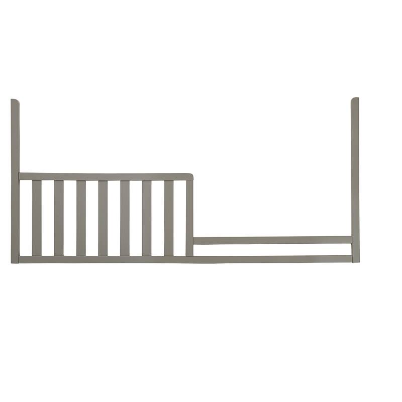 Emery 54" Wide Modern Wood Toddler Rail, Gray