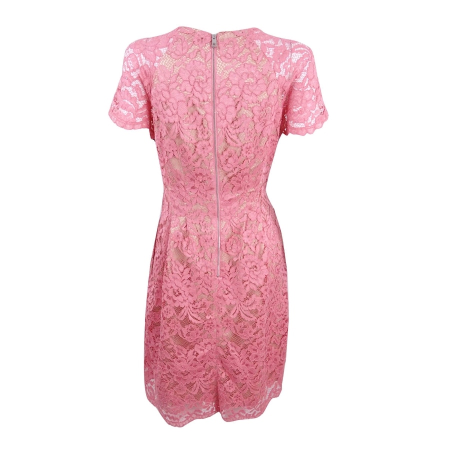 vince camuto pink lace dress