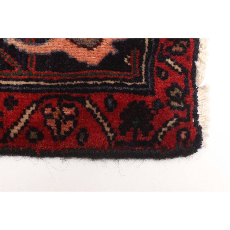 ECARPETGALLERY Hand-knotted Anadol Red Wool Rug - 3'8 x 4'8