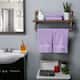 Marche Egyptian Cotton 4 Piece Hand Towel Set by Miranda Haus - Purple