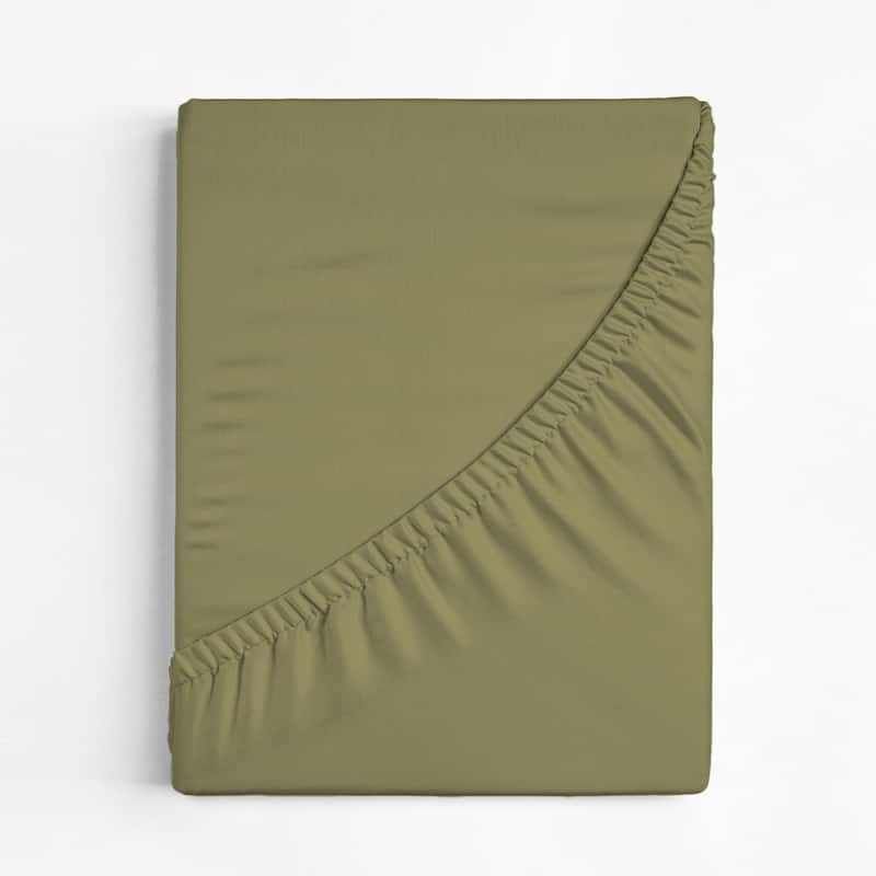 CGK Linens 100% Cotton 18" - 24" Inch Extra Deep Pocket Fitted Sheet