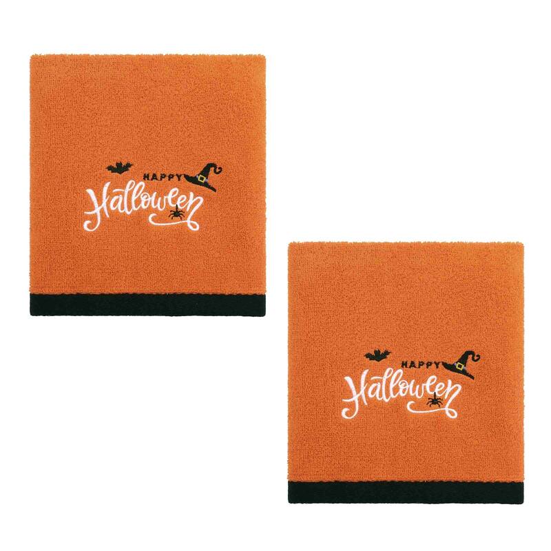 Avanti Happy Halloween Icons Halloween 2-Pack Hand Towels