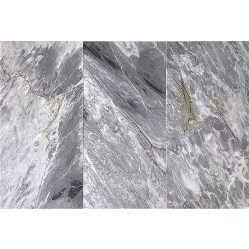 Apollo tile 12 x 24 Grandis Honed Gray Calacatta Bluette Marble Tile (10 sq ft/case) - 5 Pack