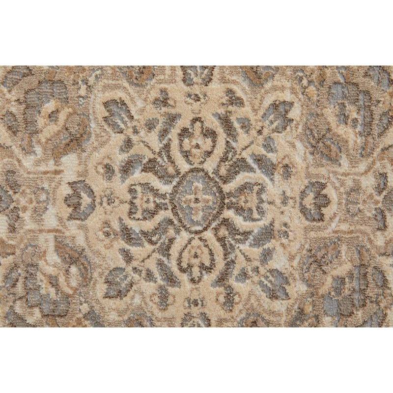 Grand Bazaar Neoma Machine Made Medallion Traditional Area Rug