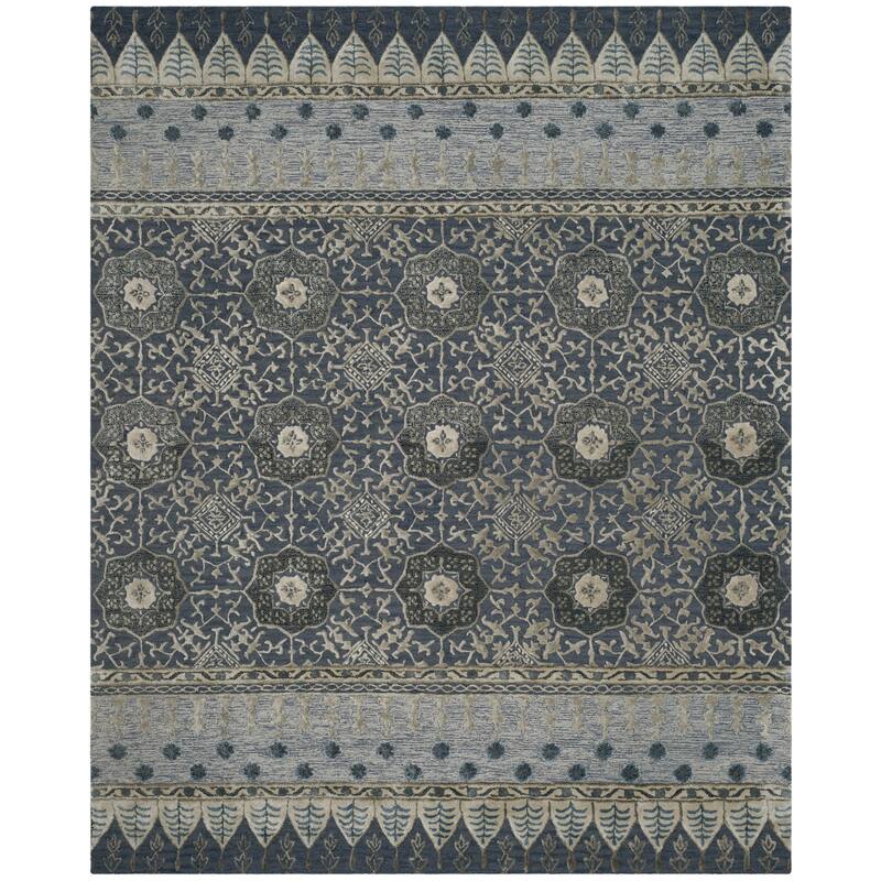 SAFAVIEH Handmade Allure Meta Modern Floral Wool Rug