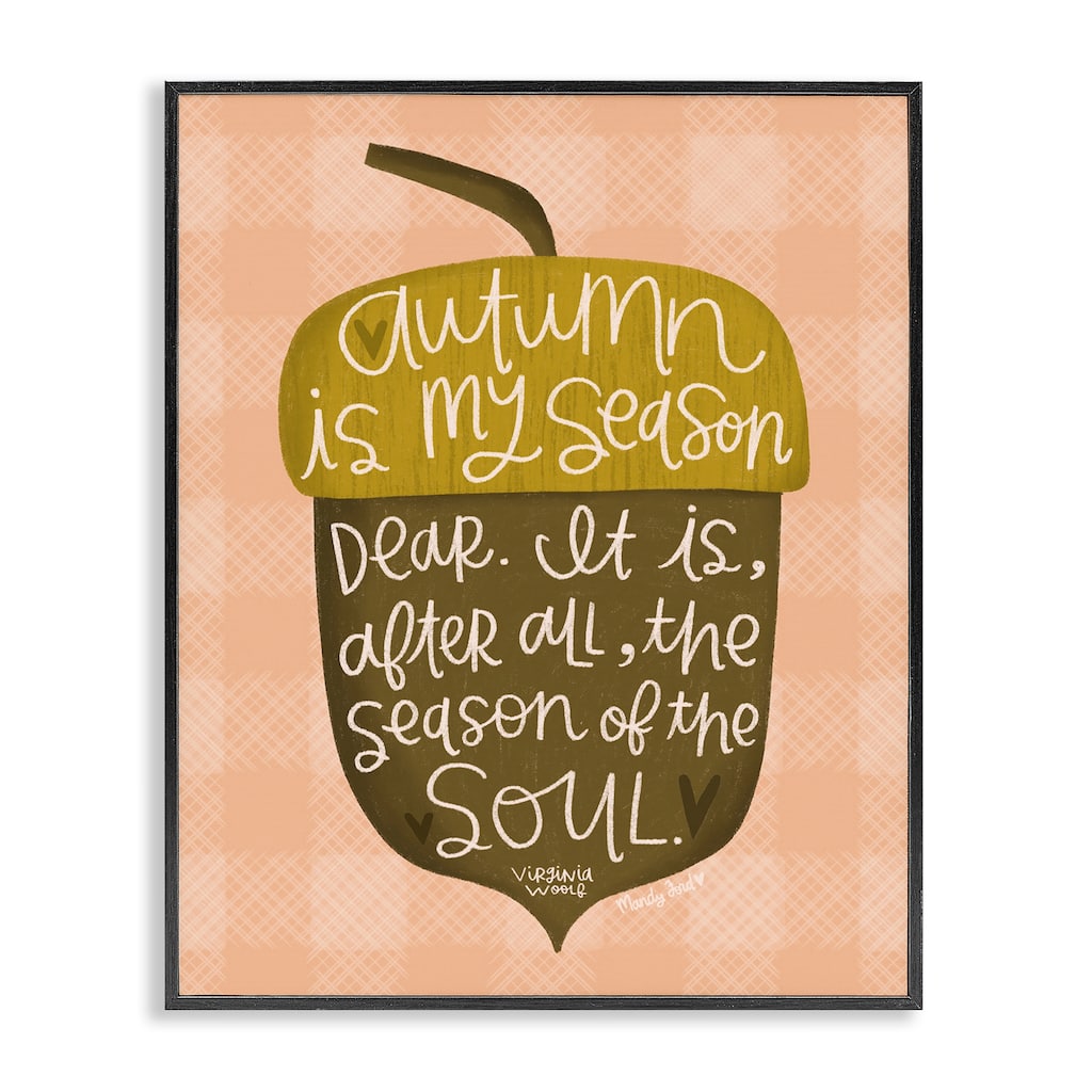 Stupell Autumn Season Of My Soul Framed Giclee Art Design By Mandy Ford Art + Illustration