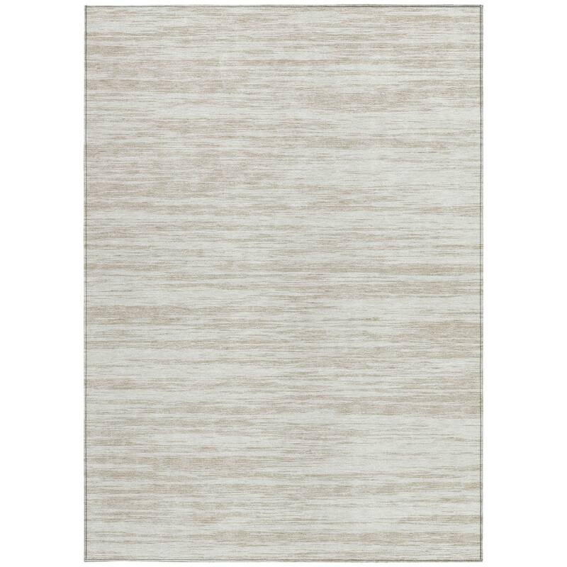 HomeRoots Abstract Modern Rectangle Outdoor Rug