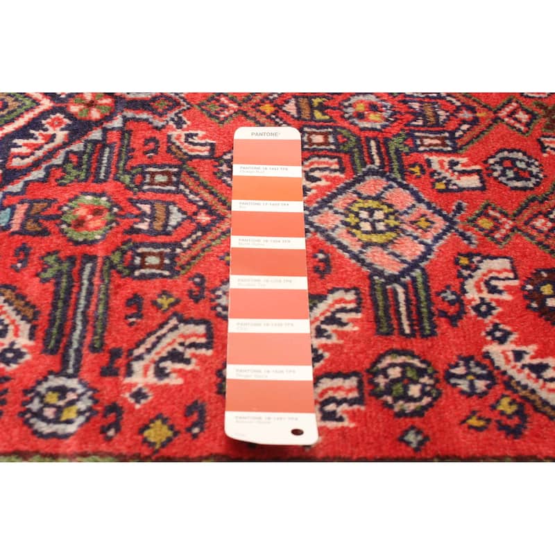 ECARPETGALLERY Hand-knotted Konya Anatolian Red Wool Rug - 2' 10" x 9' 8"