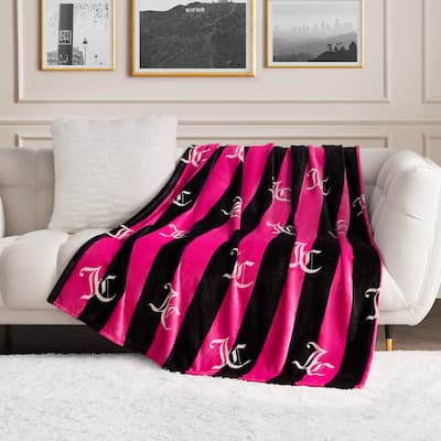 Juicy Couture Cabana 50" x 70" Plush Throws