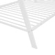 preview thumbnail 9 of 8, Twin House Bed for Kids, Metal Tent Bed Frame Floor Play House Bed with Slat for Girls Boys , No Box Spring Needed,White