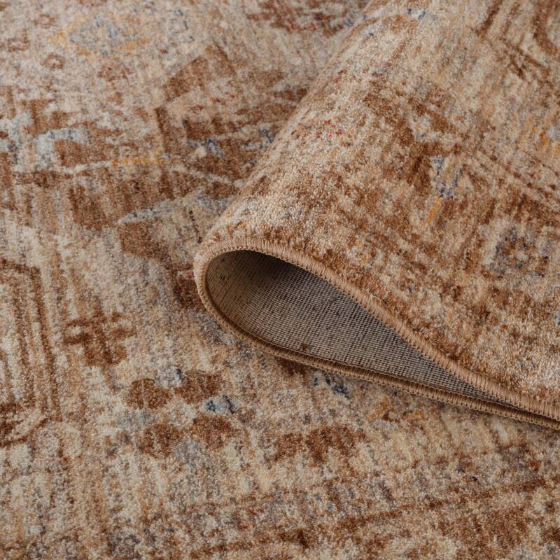 Albany Vintage Power-Loom Sand Area/Runner Rug