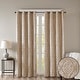 preview thumbnail 5 of 70, SunSmart Mirage Knitted Jacquard Total Blackout Grommet Window Curtain Panel