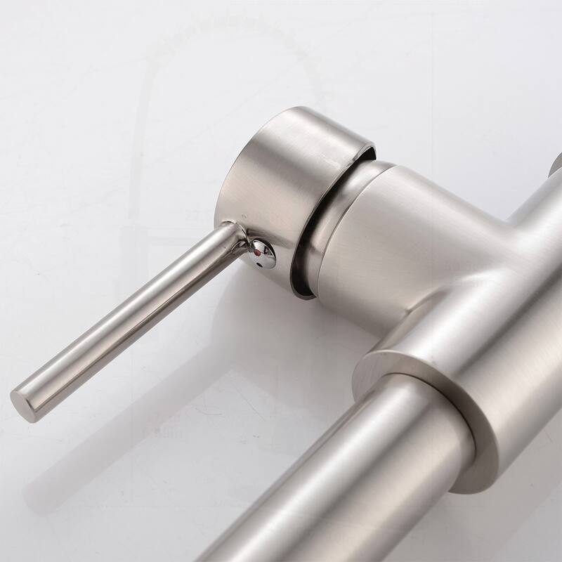 Kitchen Faucet with Pull Down Sprayer and Rotatable Spouts