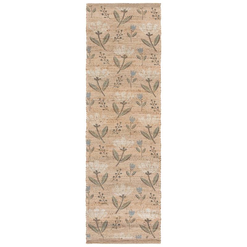 SAFAVIEH Handmade Saffron Kitty Jute & Chenille Rug