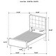 preview thumbnail 52 of 100, Robyn Upholstered Tufted Bedroom Set Dark Walnut