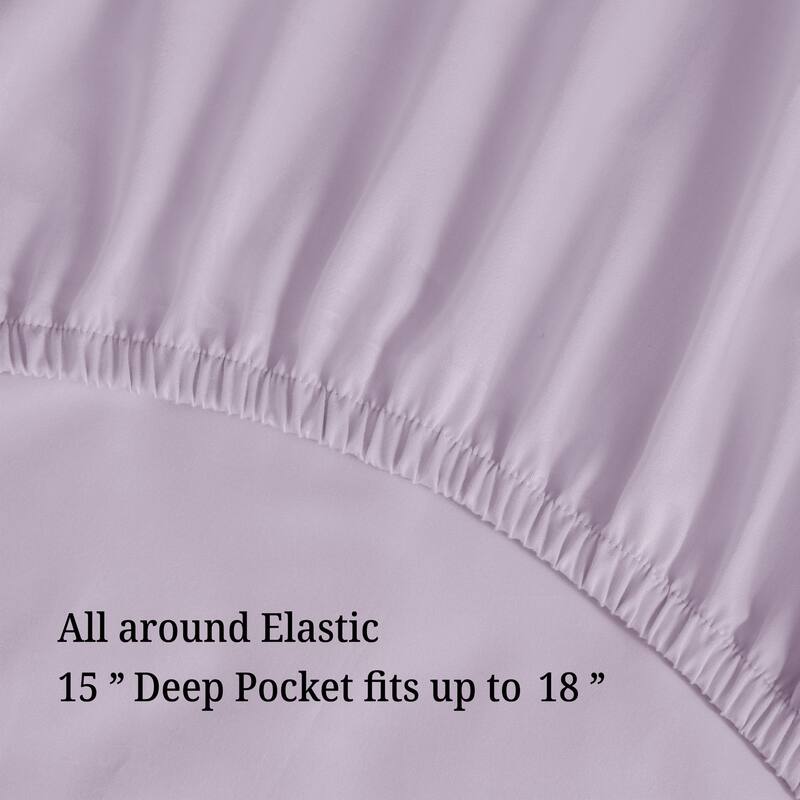 Egyptian Cotton 300 Thread Count Solid Bed Sheet Set by Superior