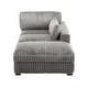 preview thumbnail 154 of 174, 41" W Plush Corduroy Chaise Lounge with Pillows