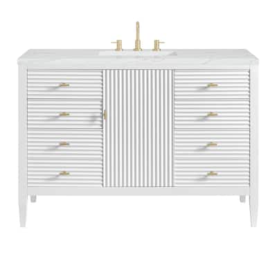 James Martin Vanities 485-V48-3ENC Myrrin 48" Single Basin Wood Vanity