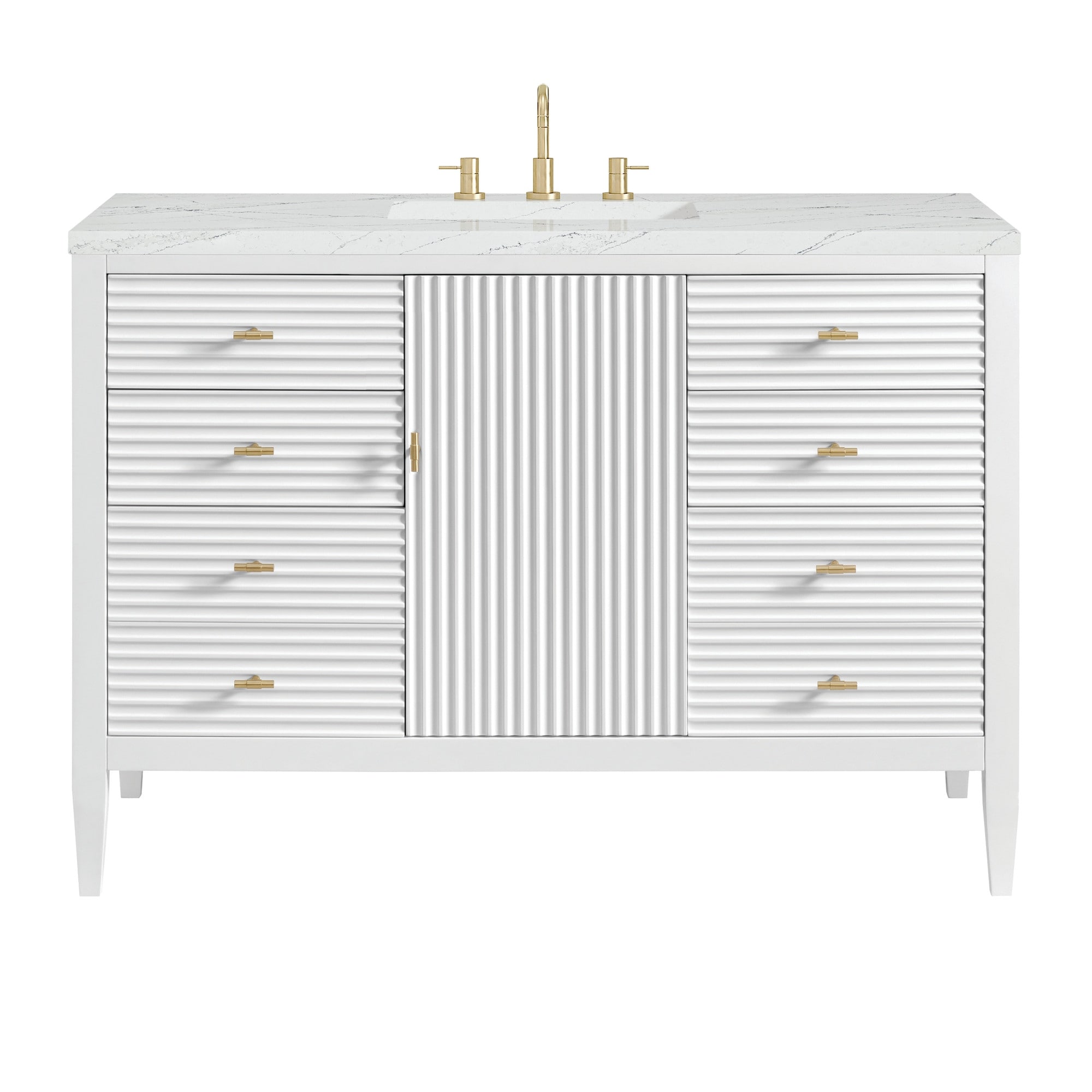 James Martin Vanities 485-V48-3ENC Myrrin 48" Single Basin Wood Vanity