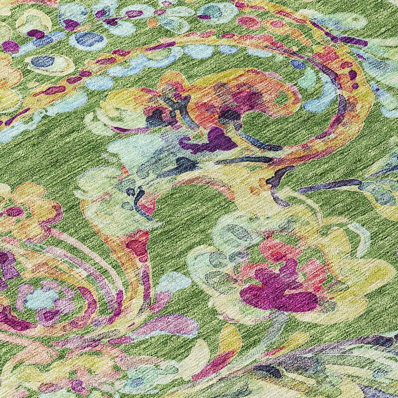 HomeRoots Paisley Transitional Rectangle Outdoor Rug