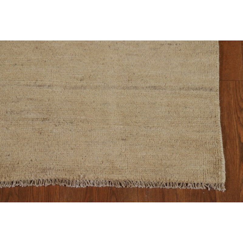 Gabbeh Contemporary / Modern Runner Rug Handmade Wool Carpet - 2'11"x 10'1"