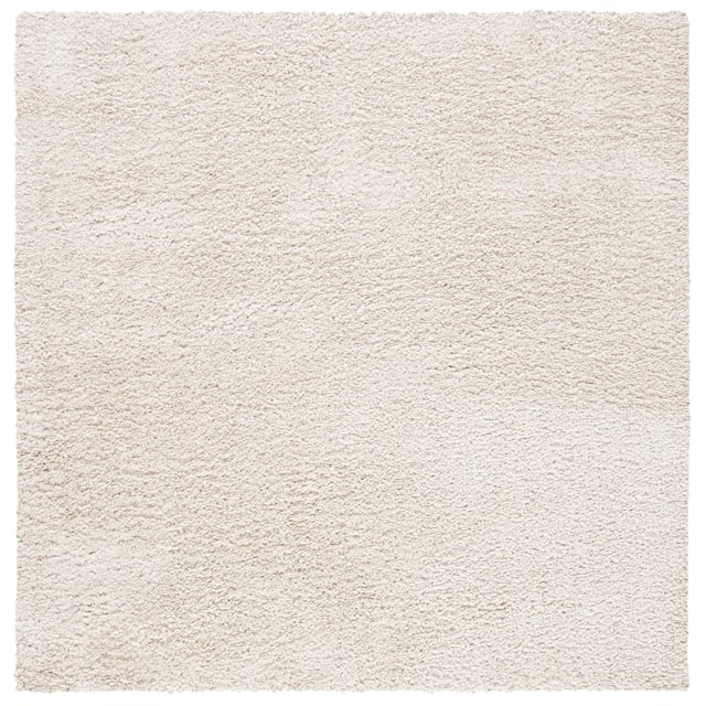 SAFAVIEH August Shag Solid 1.2-inch Thick Area Rug - 4' x 4' Square - Beige