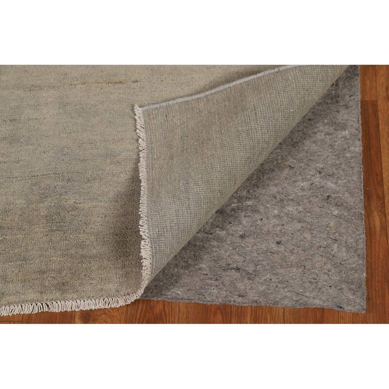 Hand Knotted Oriental 100% Wool Carpet Modern Modern Multi-Colored Gabbeh Area Rug - 3' 11'' X 2' 5''