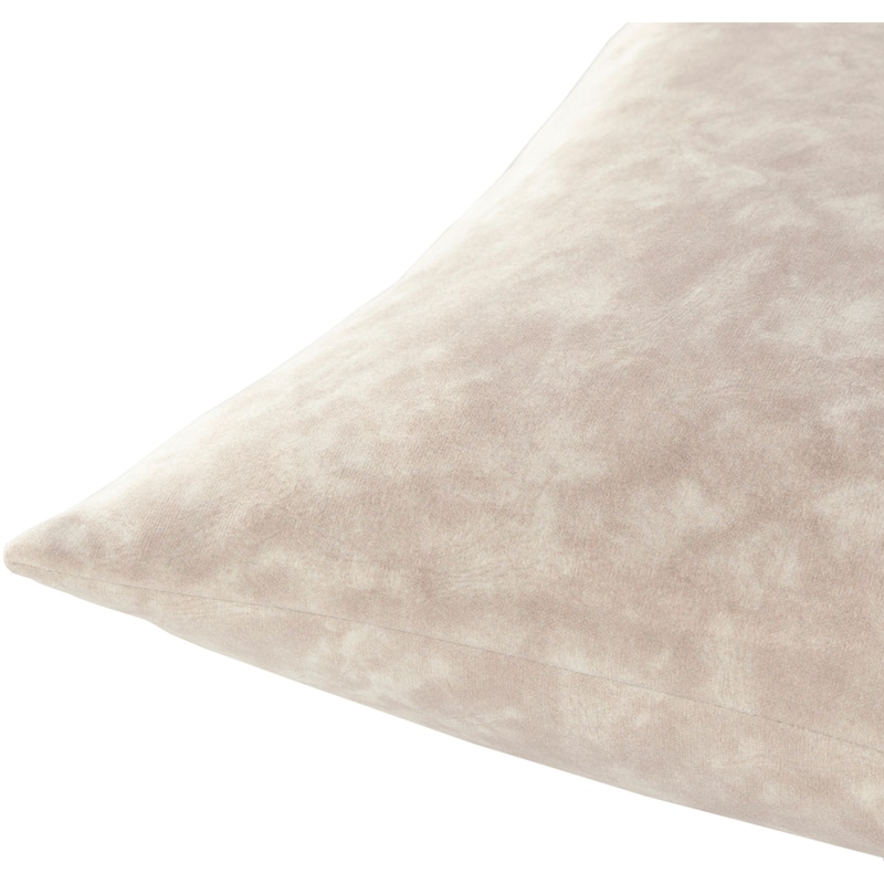 Yasemin Faux Suede Abstract Throw Pillow