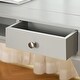 preview thumbnail 5 of 25, Computer Desk with 2 File Drawers, Adjustable Height Table for Home Office, Simple and Stylish Design, Easy to Assemble