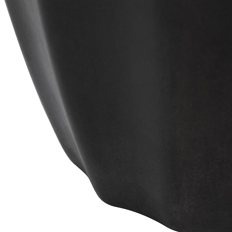 SAFAVIEH Nhuong Indoor/ Outdoor Modern Black Concrete Round Accent Table - 15.3" W x 15.3" L x 17.7" H - 15Wx15Dx18H