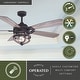 preview thumbnail 11 of 9, Vaxcel Lighting F0055 Barnes 54" 5 Blade LED Outdoor Ceiling Fan with