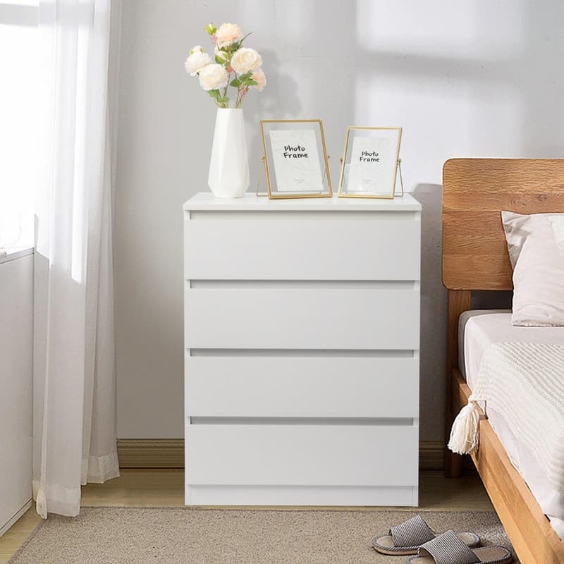 Modern Wood Dresser for Bedroom with 4 Drawers